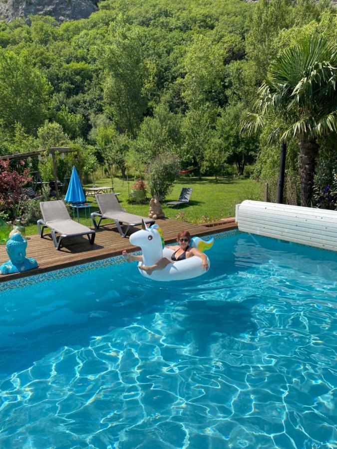 Gite L'O Bleue (Adults Only) Varces-Allieres-et-Risset Bagian luar foto